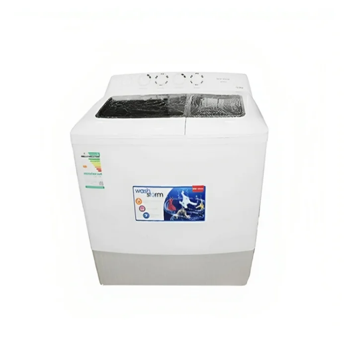 غسالة 14 كيلو حوضين نيو هاوس - ابيض NW-X140 غسالة 14 كيلو حوضين