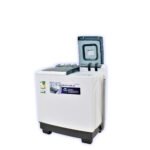 غسالة حوضين ميديا 8 كيلو - ابيض