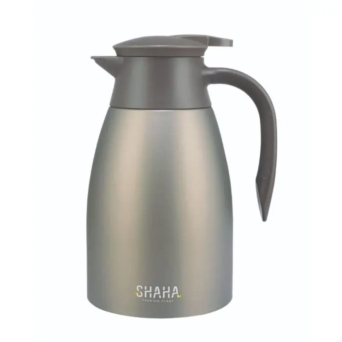 ترمس استانلس ستيل شاها 1 لتر _ رمادى 311115071 ترمس استانلس ستيل شاها