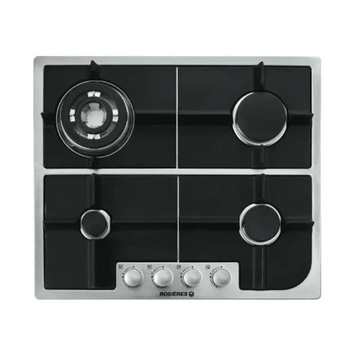 سطح غاز روزيريس بلت ان 60سم 4 شعلات - ستيل RTG64 سطح غاز