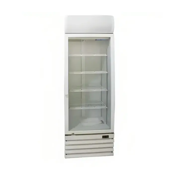 ثلاجة بانكول عرض باب واحد زجاجى 14 قدم - أبيض LD-400 ثلاجة بانكول عرض