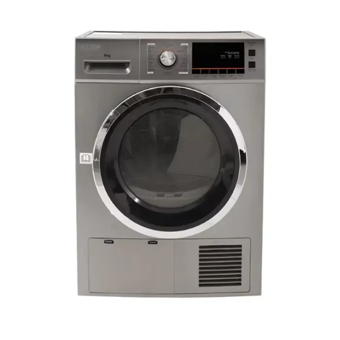 نشافة جنرال سوبريم 8 كيلو مع مكثف 16 برنامج - ستيل GS807SS نشافة جنرال سوبريم