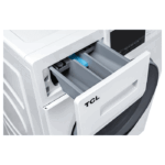 غسالة tcl تعبئة أمامية 7 كيلو انفرتر - أبيض