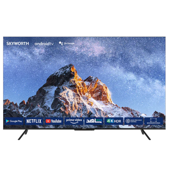 شاشة سكاي وورث 75 بوصة ذكي أندرويد - 4K UHD HDR