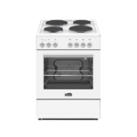 فرن كهرباء سيمفر 60*60 سم 4 شعلات حجر – أبيض تركي F7043SERBB