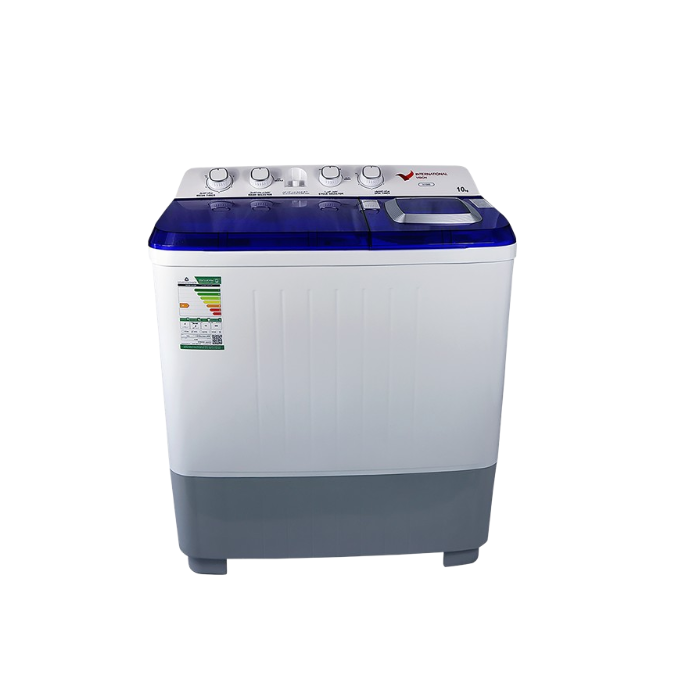 غسالة حوضين 10 كيلو انترناشونال فيجن - أبيض غسالة حوضين 10 كيلو انترناشونال فيجن - أبيض