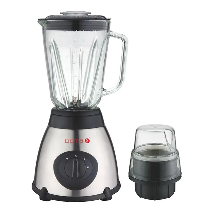 خلاط زجاجي دوتس مع مطحنة 1.5 لتر - 600 وات - أسود BLD-G02 خلاط زجاجي