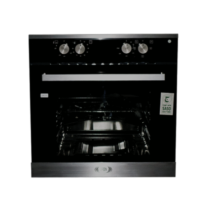 فرن كهربائي غاز جرين الكتريك بلت ان 60 سم - أسود