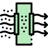 شفاط مطبخ ميديا 90 سم - 3 سرعات - ستيل E90mew2m19