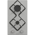 موقد غاز ستار واي 30سم 2 عيون - ستيل SWBH3602-BL151