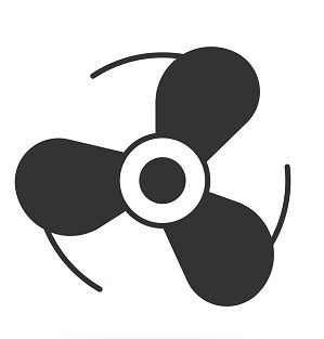 مروحة امبكس طاولة 3 سرعات 45 وات - أبيض Tf 7505