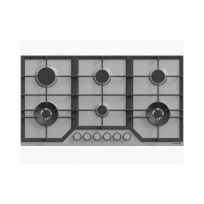 مسطح بلت ان ستار واي غاز 6 شعلة 90 سم – ستيل SWBH9605-RT191