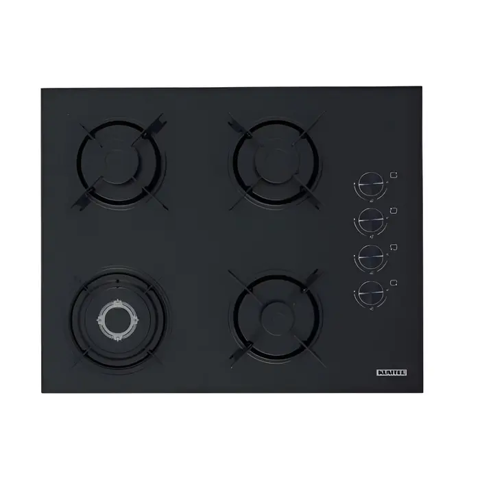 سطح غاز بلت ان كومتيل 4 شعلات 60 * 60 سم – أسود C65-40BTF سطح غاز بلت ان