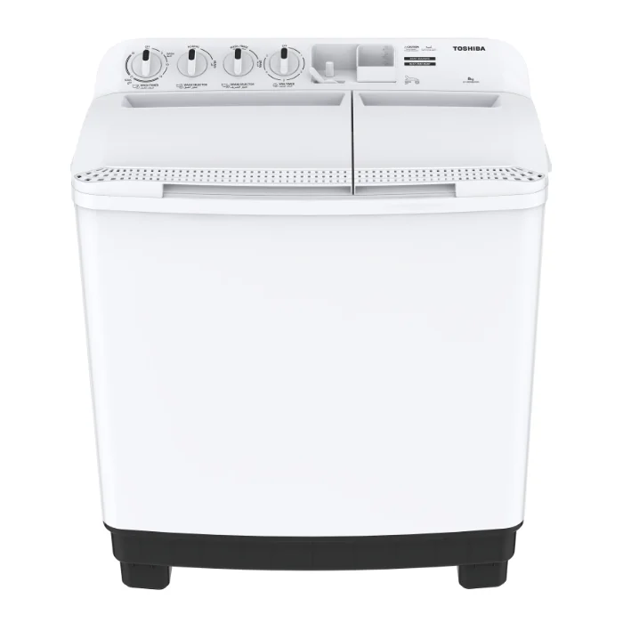 غسالة حوضين توشيبا 14 كيلو - أبيض VH-L150WBB(WW) غسالة حوضين