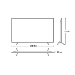 شاشة 55 بوصة هام سمارت LED – 4K UHD - اندرويد HM4K55S11TND