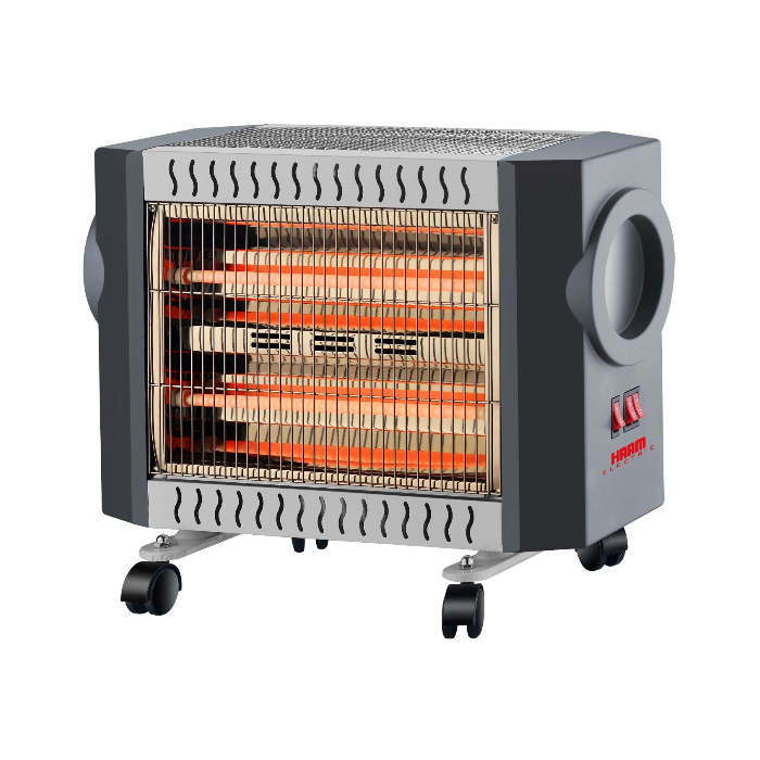 دفايه كهربائيه هام 4 شمعات 2000 وات - فضي دفايه كهربائيه هام 4 شمعات 2000 وات - فضي