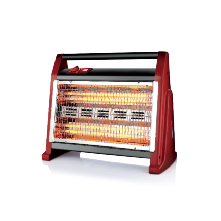 دفاية كهرباء شنطة هام 4 شمعات 1600 وات - أحمر