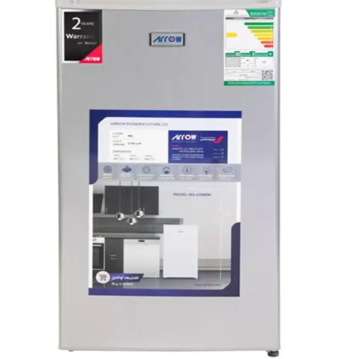 ثلاجة ارو 3 قدم باب واحد - فضي RO-135RDK ثلاجة ارو