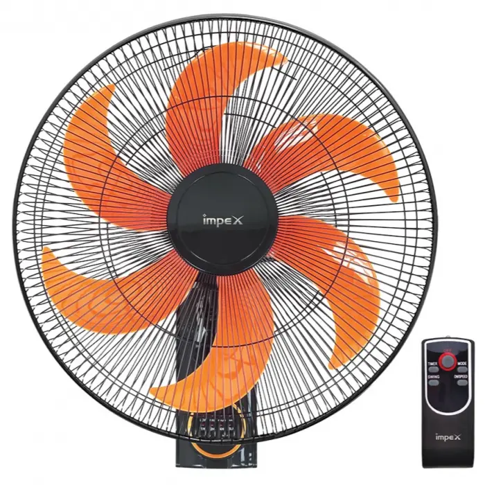 مروحة امبكس حائطية 3 سرعات 60 وات - أسود Wf 7503 مروحة امبكس