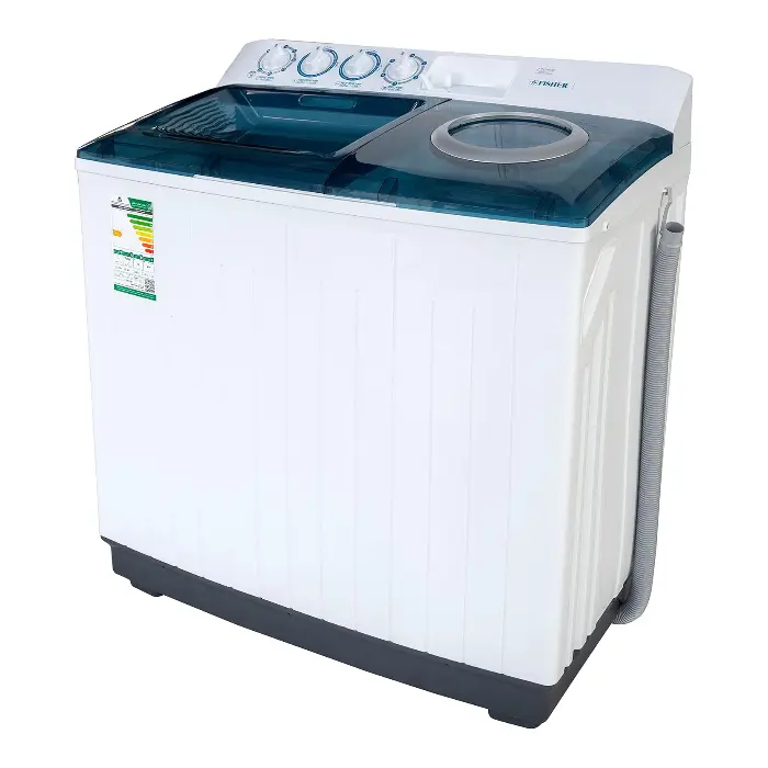 غسالة 14 كيلو فيشر حوضين - أبيض FW-P14000N1 غسالة 14 كيلو