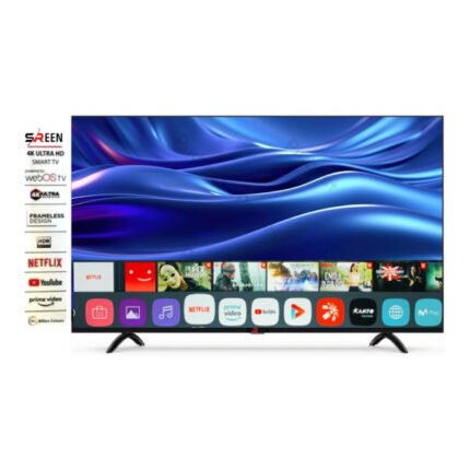 شاشة 50 بوصة سمارت سرين 4K UHD – WebOs – أسود SRET-50S4K1