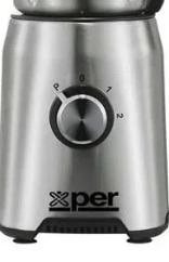 خلاط اكسبير كهربائي 1.5 لتر مع مطحنة 800 وات - ستيل XPTB-800GS