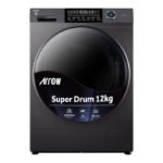 غسالة تعبئة امامية ارو 12 كيلو 15 برنامج – رمادي RO-12FWDHS