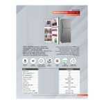 ثلاجة نيكاي بابين 7 قدم نوفروست - فضي NRF250F23SS