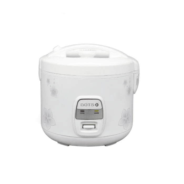 طباخ أرز كهربائي 1.5 لتر دوتس - 500 وات - أبيض RCD-105W طباخ أرز كهربائي