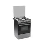 فرن اكسبير كهرباء 59.5*60.5 سم - 4 عيون حجر - تركي - ستيل XP607E4S