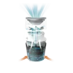 ⁦جهاز منقي الهواء فيليبس 2000 – 35م أبيض HU4811/90⁩ - الصورة ⁦4⁩