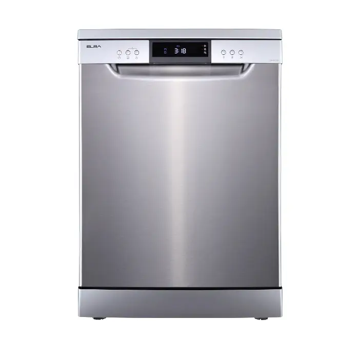 غسالة صحون البا 8 برامج 14 مكان - ستيل ELBA 9666 STEEL-1 غسالة صحون
