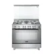 فرن البا ايطالي غاز وكهرباء 90 سم 6 شعلات - ستيل CXX 9642 G SA