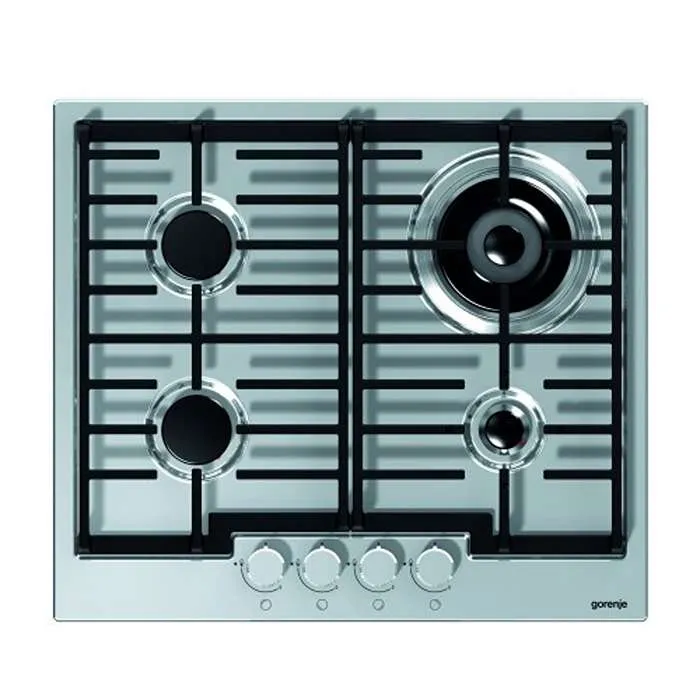 مسطح بلت ان غاز جورنيا 4 شعلة - 60 سم - ستيل GW6N41IX مسطح بلت ان غاز