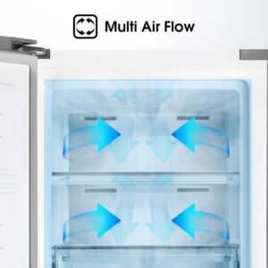 ثلاجة بابين 12 قدم بيسك - Nofrost - فضي BRD-480ML SS ثلاجة بابين 12 قدم بيسك - Nofrost - فضي BRD-480ML SS