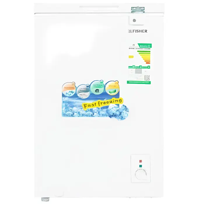 فريزر مسطح فيشر 4 قدم – أبيض FCF-100ML فريزر مسطح