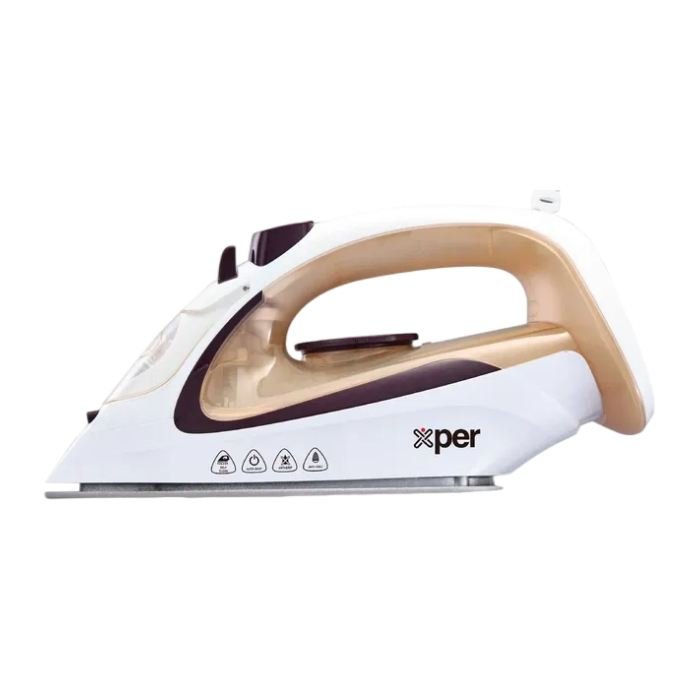مكواة سيراميك اكسبير 2400 وات - أبيض XPSI-2400W4-24 مكواة سيراميك