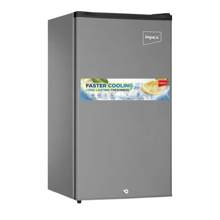 ثلاجة امبكس باب واحد 3 قدم - فضي IMRF 140 C ثلاجة امبكس