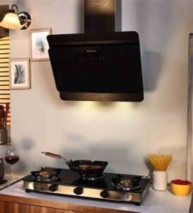 شفاط البا اسود 90 سم جداري - إيطالي AS VARIETY 90 BLACK