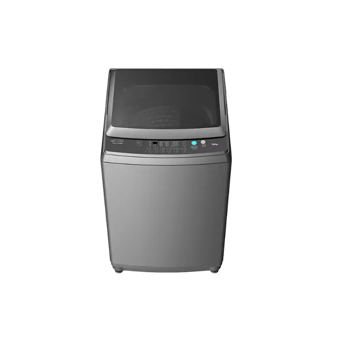 غسالة تعبئة علوية جنرال سوبريم 12 كيلو - فضي GSTL12V8SM غسالة تعبئة علوية