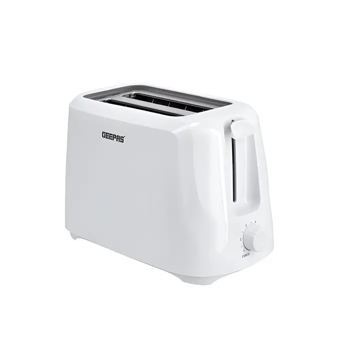 محمصة خبز جيباس 700 وات شريحتين - ابيض GBT36515 محمصة خبز