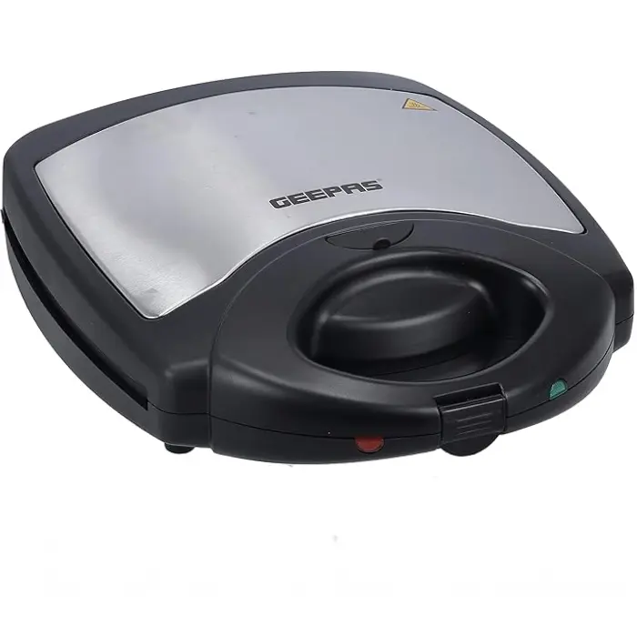 ساندوتش ميكر جيباس 1400 وات 3 في 1 - اسود*فضي GGM36534 ساندوتش ميكر