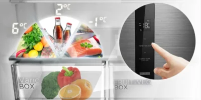 ثلاجة شارب دولابى 14 قدم - إنفرتر - إينوكس SJ-FH560-HS ثلاجة شارب دولابى 14 قدم - إنفرتر - إينوكس SJ-FH560-HS