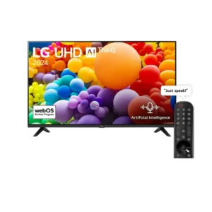 شاشة 43 بوصة ال جي سمارت WebOs – 4K UHD – أسود 43UT73006LA(AE)