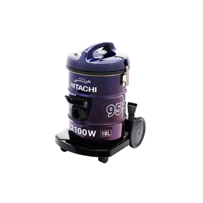 مكنسة هيتاشي برميل 18 لتر – 2100 وات – أزرق*بنفسجي CV-955NBLGSA مكنسة هيتاشي