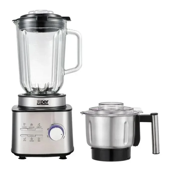 خلاط كهربائي اكسبير 1.5 لتر 1500 وات - ستيل XPTB-8110GS خلاط كهربائي
