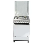 فرن الغاز تكنو جاز 55 * 55 سم 4 عيون - ستيل Tcn2055