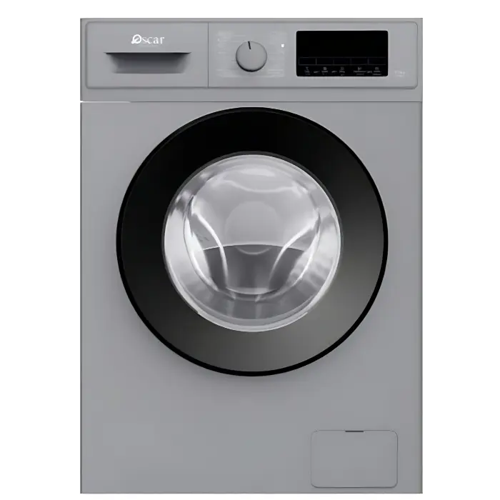 غسالة اتوماتيك اوسكار 10 كيلو - امامية - فضى OFL10KGS غسالة اتوماتيك