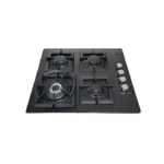 موقد غاز كيتشن لاين بلت ان 60 سم - 4 عين - أسود JF4014BK